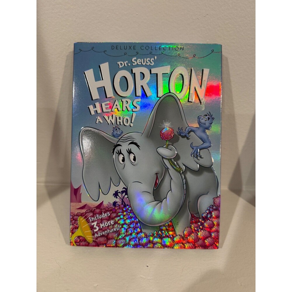 Dr Seuss Horton Hears a Who DVD Deluxe Collection Holographic Slipcase SEALED